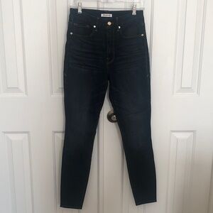 Good American High Rise Dark Blue Jeans